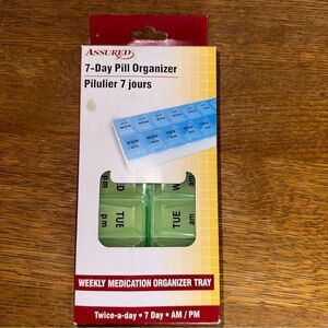 7 Day AM PM Weekly Pills Organizer Medicine Storage Box Portable Case Container